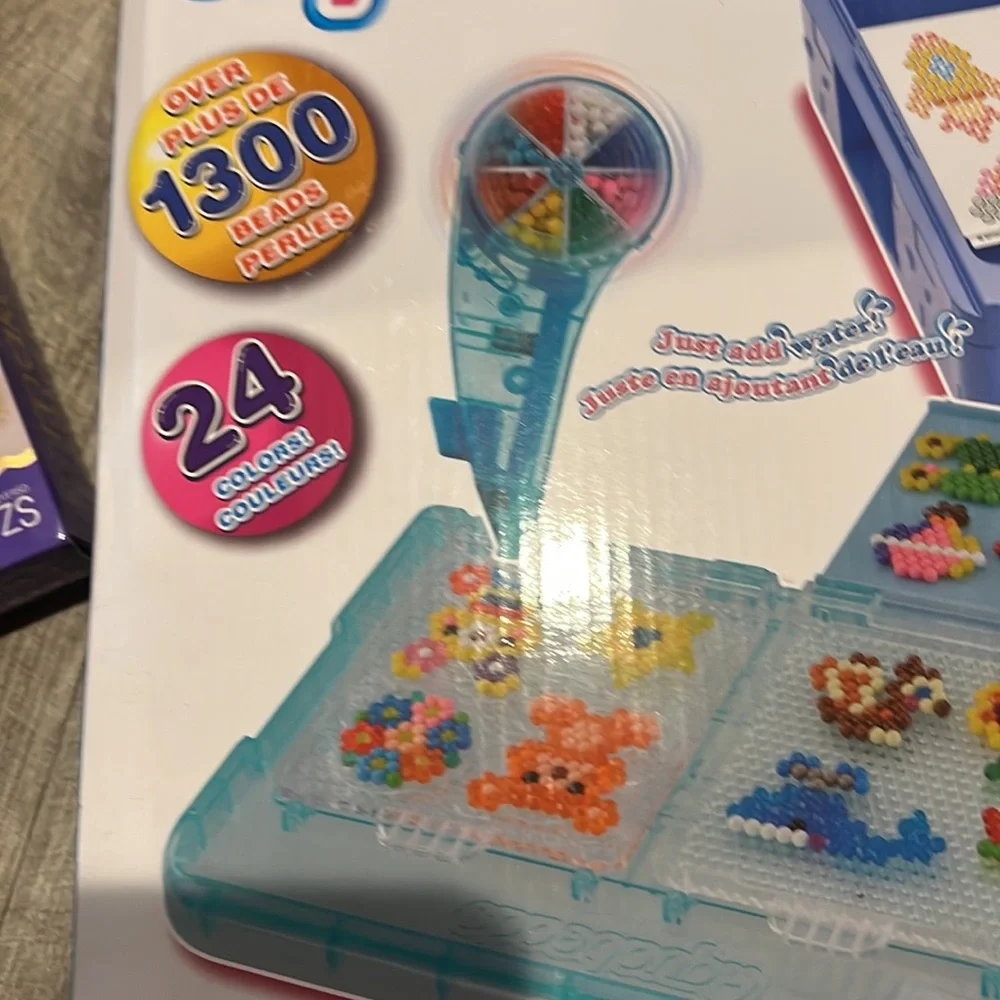 EUC girls crafts aquabeads beados spin art bracket making set - Picture 4 of 9